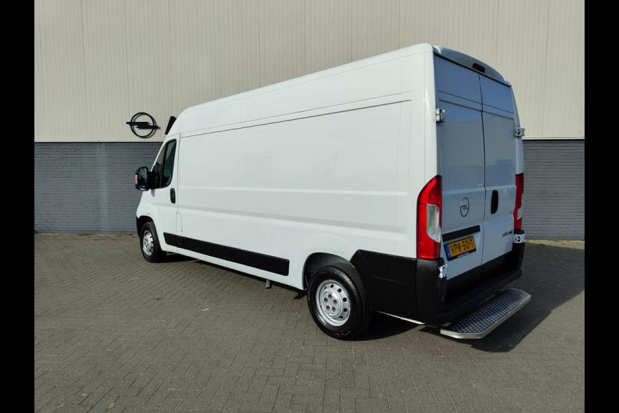 Opel Movano 2.2D 120PK L3H2 3-Persoons Navi DAB+ Airco Cruise Control Bluetooth Edition Treeplank Betonplex Vloer Wandbetimmering Schuifdeur 1e Eigenaar Euro 6