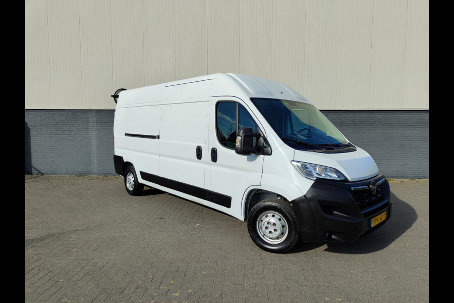 Opel Movano 2.2D 120PK L3H2 3-Persoons Navi DAB+ Airco Cruise Control Bluetooth Edition Treeplank Betonplex Vloer Wandbetimmering Schuifdeur 1e Eigenaar Euro 6
