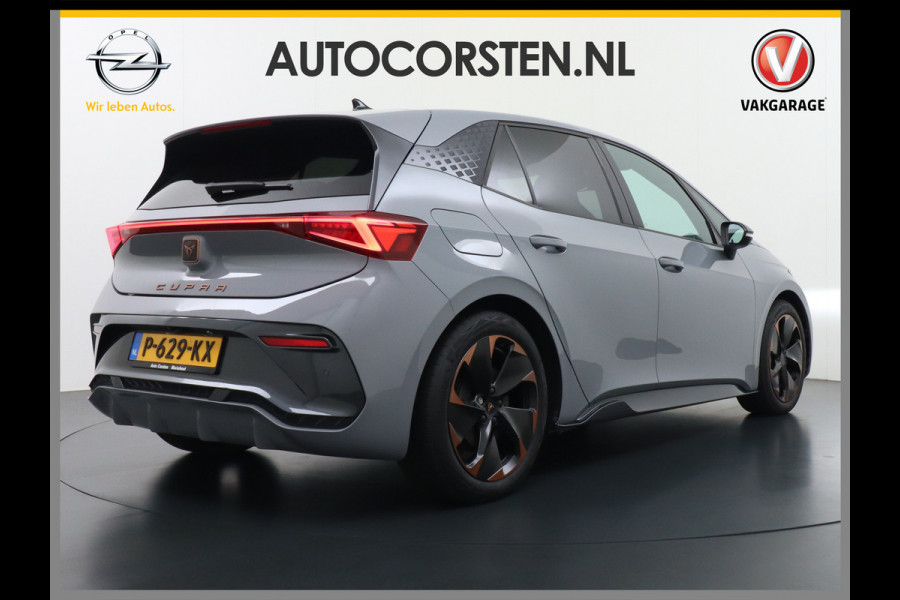 CUPRA Born Performance One 62kWh SOH=95% Navi Sport Stoelen+Elektr.Verst.+Verwarmd Adaptive-Cruise-C Camera Park-Assist+PDC-v+a Smart-Assis DAB ECC Full-Link Virtual Cockpit Seat-Connect/online-Services Adaptive-Led Uitwijk-assistent Priv.Glass Keyless Advanced E-sound-Luidspreker 1e Eigenaar Origineel Nederlandse Auto Accu Garantie tot 160.000km / April 2030