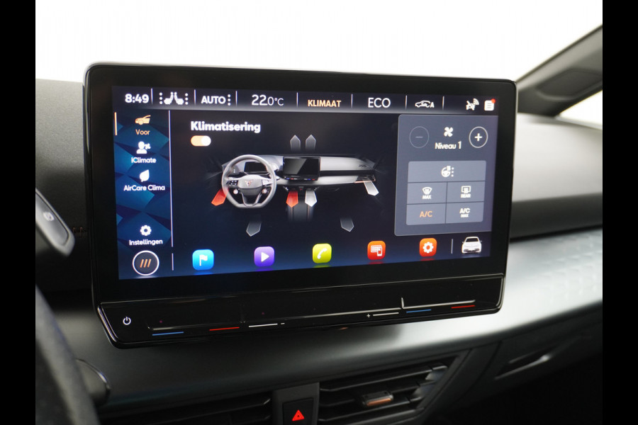 CUPRA Born Performance One 62kWh SOH=95% Navi Sport Stoelen+Elektr.Verst.+Verwarmd Adaptive-Cruise-C Camera Park-Assist+PDC-v+a Smart-Assis DAB ECC Full-Link Virtual Cockpit Seat-Connect/online-Services Adaptive-Led Uitwijk-assistent Priv.Glass Keyless Advanced E-sound-Luidspreker 1e Eigenaar Origineel Nederlandse Auto Accu Garantie tot 160.000km / April 2030