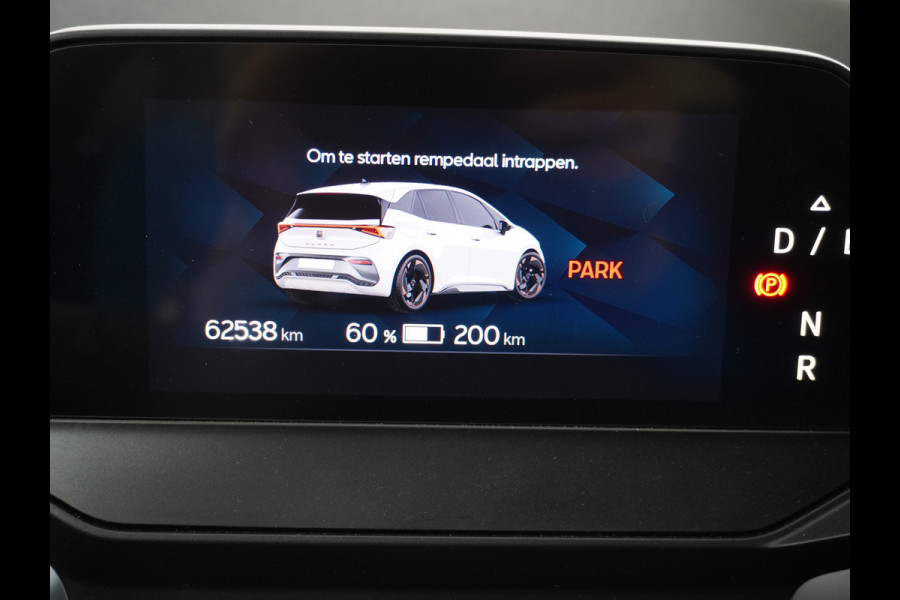 CUPRA Born Performance One 62kWh SOH=95% Navi Sport Stoelen+Elektr.Verst.+Verwarmd Adaptive-Cruise-C Camera Park-Assist+PDC-v+a Smart-Assis DAB ECC Full-Link Virtual Cockpit Seat-Connect/online-Services Adaptive-Led Uitwijk-assistent Priv.Glass Keyless Advanced E-sound-Luidspreker 1e Eigenaar Origineel Nederlandse Auto Accu Garantie tot 160.000km / April 2030