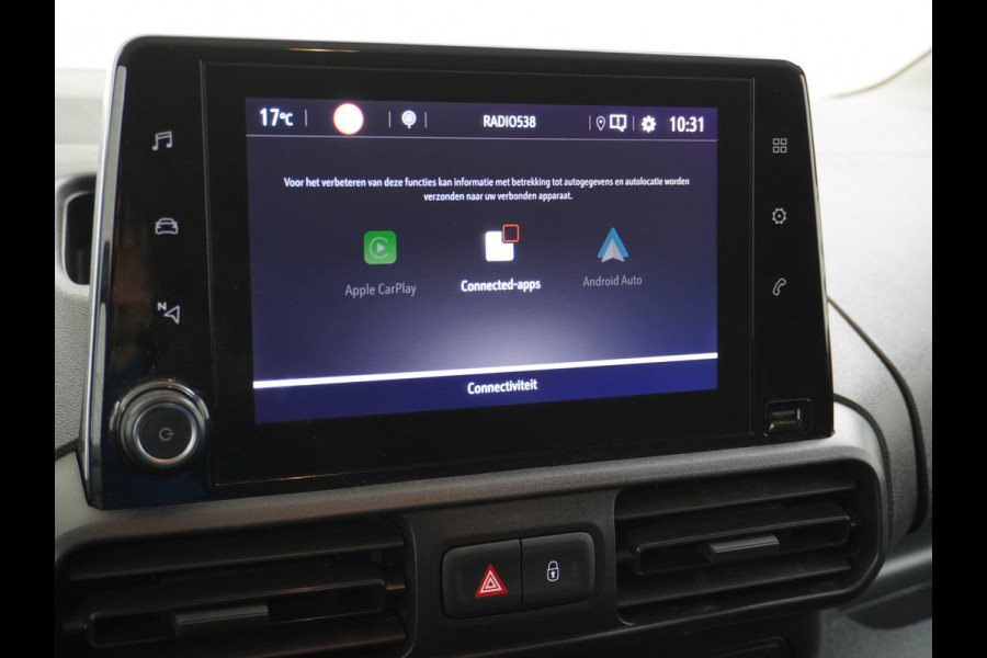 Opel Combo 1.5D L1H1 Navi Airco Apple Carplay Android Auto Cruise Control Pdc Edition Wandbetimmering Betonplex Vloer Schuifdeur 1e Eigenaar Euro 6