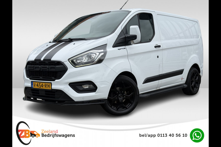 Ford Transit Custom 280 2.0 TDCI L1H1 Raptor | ZB Edition | 18'' | Treeplanken | Spoiler | Carplay | Camera