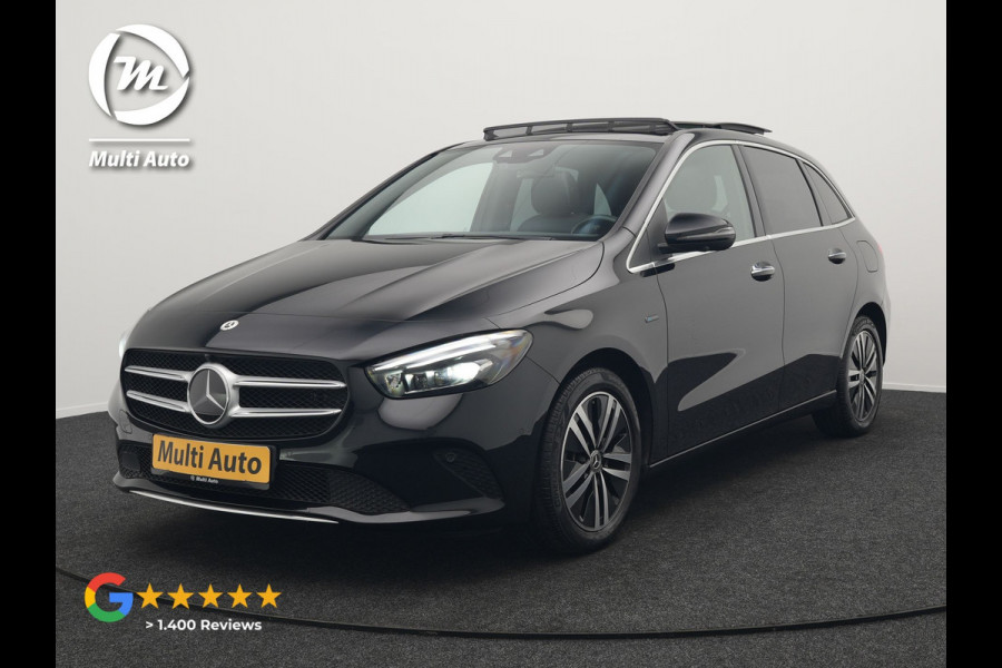 Mercedes-Benz B-Klasse 250 e Progressive Plug In Hybrid 218pk PHEV | Panodak | Multibeam LED | Widescreen | Adaptive Cruise | Sportstoelen Verwarmd | Stuur Verwarmd | Blis | Sfeerverlichting | Apple Carplay | Navigatie | Keyless | DAB |
