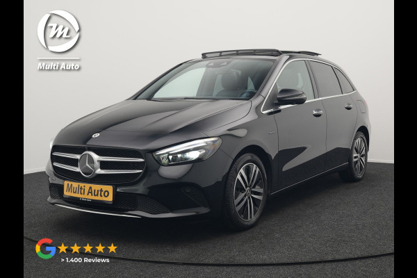 Mercedes-Benz B-Klasse 250 e Progressive Plug In Hybrid 218pk PHEV | Panodak | Multibeam LED | Widescreen | Adaptive Cruise | Sportstoelen Verwarmd | Stuur Verwarmd | Blis | Sfeerverlichting | Apple Carplay | Navigatie | Keyless | DAB |