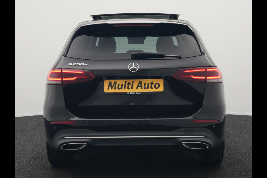 Mercedes-Benz B-Klasse 250 e Progressive Plug In Hybrid 218pk PHEV | Panodak | Multibeam LED | Widescreen | Adaptive Cruise | Sportstoelen Verwarmd | Stuur Verwarmd | Blis | Sfeerverlichting | Apple Carplay | Navigatie | Keyless | DAB |