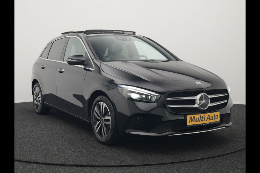 Mercedes-Benz B-Klasse 250 e Progressive Plug In Hybrid 218pk PHEV | Panodak | Multibeam LED | Widescreen | Adaptive Cruise | Sportstoelen Verwarmd | Stuur Verwarmd | Blis | Sfeerverlichting | Apple Carplay | Navigatie | Keyless | DAB |
