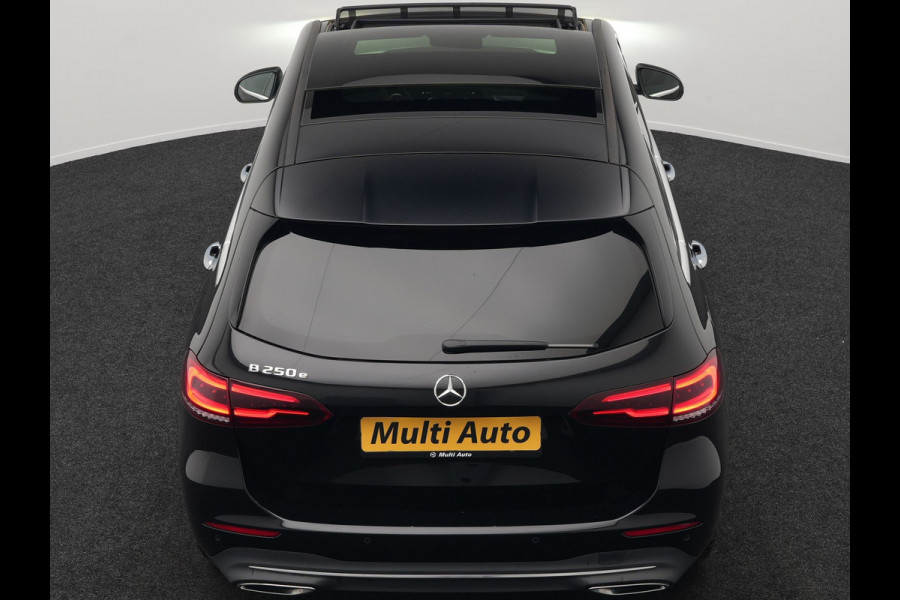 Mercedes-Benz B-Klasse 250 e Progressive Plug In Hybrid 218pk PHEV | Panodak | Multibeam LED | Widescreen | Adaptive Cruise | Sportstoelen Verwarmd | Stuur Verwarmd | Blis | Sfeerverlichting | Apple Carplay | Navigatie | Keyless | DAB |