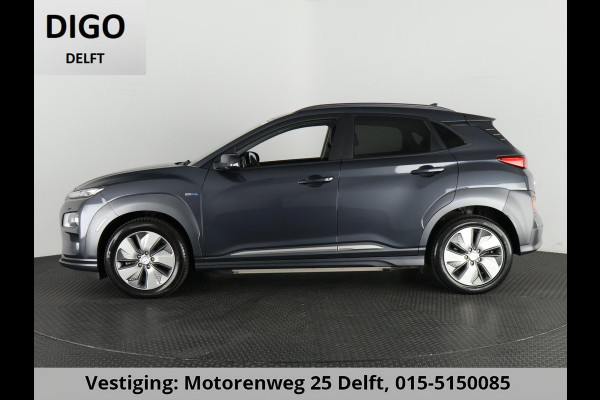 Hyundai Kona EV PREMIUM 204 PK ACCU 94% BEREIK TOT 547 KM! 64Kwh. LEER. NAVI. KEYLESS. FULL OPTION. GARANTIE TOT 2029*