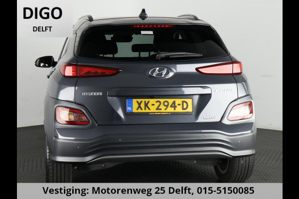 Hyundai Kona EV PREMIUM 204 PK ACCU 94% BEREIK TOT 547 KM! 64Kwh. LEER. NAVI. KEYLESS. FULL OPTION. GARANTIE TOT 2029*