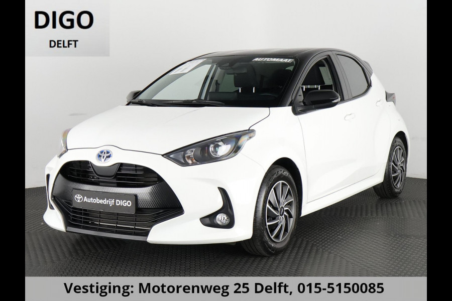 Toyota Yaris 1.5 HYBRIDE BLACK & WHITE GARANTIE 3-2034 AUTOMAAT. CLOUD NAVI. SLECHTS 17.000 KM.