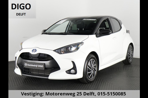 Toyota Yaris 1.5 HYBRIDE BLACK & WHITE GARANTIE 3-2034 AUTOMAAT. CLOUD NAVI. SLECHTS 17.000 KM.