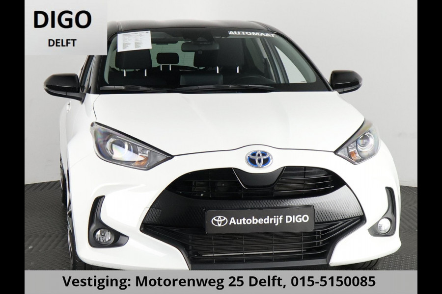 Toyota Yaris 1.5 HYBRIDE BLACK & WHITE GARANTIE 3-2034 AUTOMAAT. CLOUD NAVI. SLECHTS 17.000 KM.