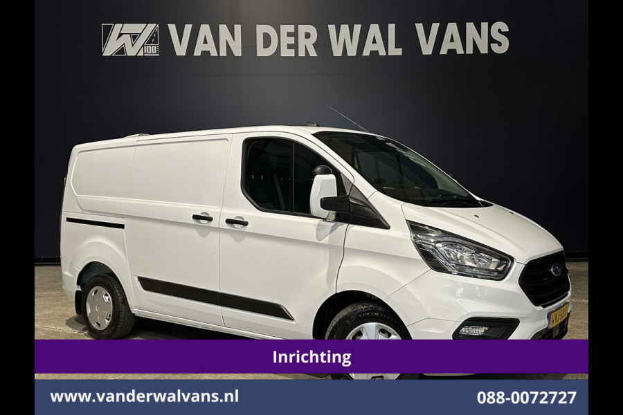 Ford Transit Custom 2.0 TDCI L1H1 Inrichting Euro6 Airco | Camera | LED | Apple Carplay | Android Auto | Cruisecontrol 2500kg trekhaak, Verwarmde voorruit, Parkeersensoren, Bijrijdersbank