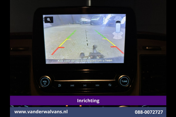 Ford Transit Custom 2.0 TDCI L1H1 Inrichting Euro6 Airco | Camera | LED | Apple Carplay | Android Auto | Cruisecontrol 2500kg trekhaak, Verwarmde voorruit, Parkeersensoren, Bijrijdersbank