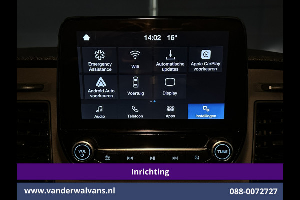 Ford Transit Custom 2.0 TDCI L1H1 Inrichting Euro6 Airco | Camera | LED | Apple Carplay | Android Auto | Cruisecontrol 2500kg trekhaak, Verwarmde voorruit, Parkeersensoren, Bijrijdersbank