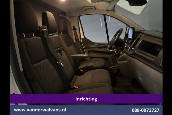 Ford Transit Custom 2.0 TDCI L1H1 Inrichting Euro6 Airco | Camera | LED | Apple Carplay | Android Auto | Cruisecontrol 2500kg trekhaak, Verwarmde voorruit, Parkeersensoren, Bijrijdersbank