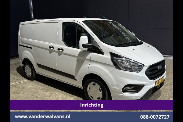 Ford Transit Custom 2.0 TDCI L1H1 Inrichting Euro6 Airco | Camera | LED | Apple Carplay | Android Auto | Cruisecontrol 2500kg trekhaak, Verwarmde voorruit, Parkeersensoren, Bijrijdersbank