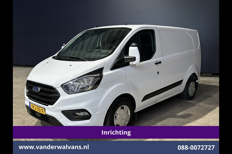 Ford Transit Custom 2.0 TDCI L1H1 Inrichting Euro6 Airco | Camera | LED | Apple Carplay | Android Auto | Cruisecontrol 2500kg trekhaak, Verwarmde voorruit, Parkeersensoren, Bijrijdersbank