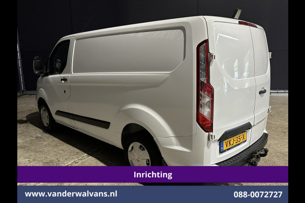 Ford Transit Custom 2.0 TDCI L1H1 Inrichting Euro6 Airco | Camera | LED | Apple Carplay | Android Auto | Cruisecontrol 2500kg trekhaak, Verwarmde voorruit, Parkeersensoren, Bijrijdersbank