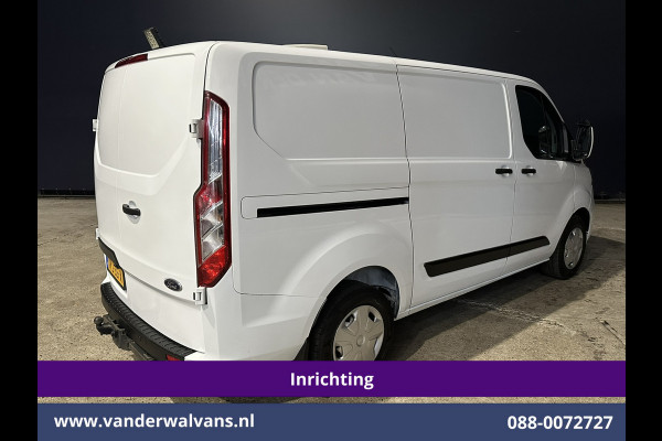 Ford Transit Custom 2.0 TDCI L1H1 Inrichting Euro6 Airco | Camera | LED | Apple Carplay | Android Auto | Cruisecontrol 2500kg trekhaak, Verwarmde voorruit, Parkeersensoren, Bijrijdersbank