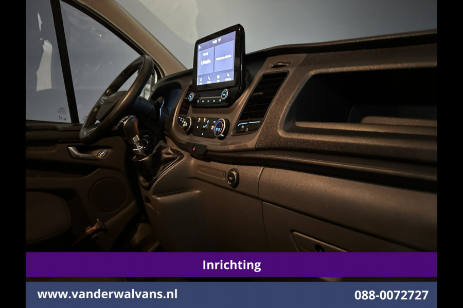 Ford Transit Custom 2.0 TDCI L1H1 Inrichting Euro6 Airco | Camera | LED | Apple Carplay | Android Auto | Cruisecontrol 2500kg trekhaak, Verwarmde voorruit, Parkeersensoren, Bijrijdersbank