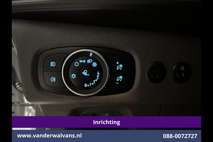 Ford Transit Custom 2.0 TDCI L1H1 Inrichting Euro6 Airco | Camera | LED | Apple Carplay | Android Auto | Cruisecontrol 2500kg trekhaak, Verwarmde voorruit, Parkeersensoren, Bijrijdersbank