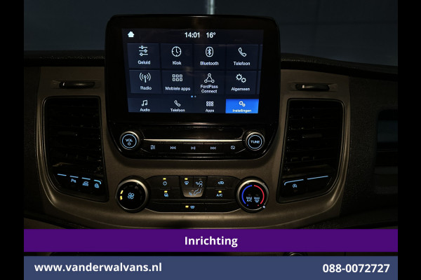 Ford Transit Custom 2.0 TDCI L1H1 Inrichting Euro6 Airco | Camera | LED | Apple Carplay | Android Auto | Cruisecontrol 2500kg trekhaak, Verwarmde voorruit, Parkeersensoren, Bijrijdersbank