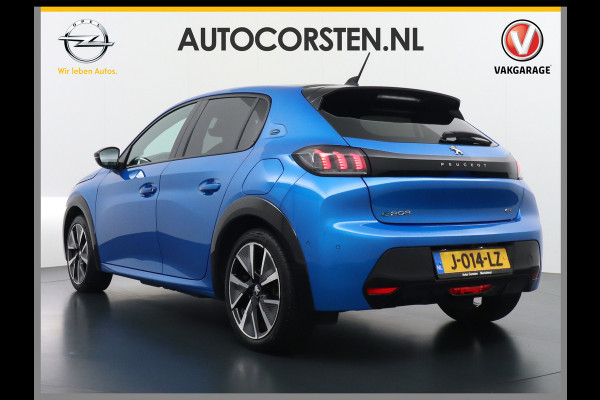 Peugeot e-208 EV GT 350 50kWh Panormadak Adap.Cruise 360°Camera Navi Ecc Stoelverwarming Apple Carplay Android Auto DAB+ Lane Assist Keyless Led Pdc 1e Eigenaar Origineel Nederlandse Auto