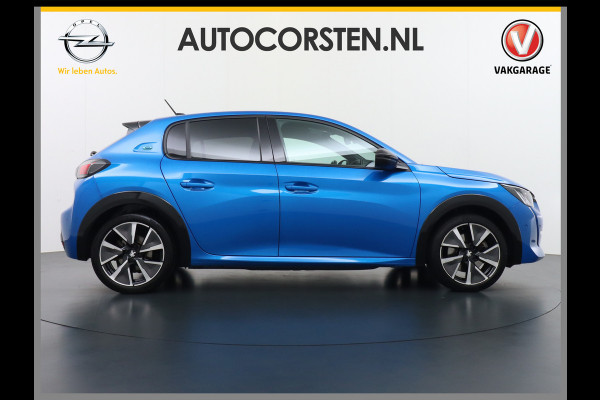 Peugeot e-208 EV GT 350 50kWh Panormadak Adap.Cruise 360°Camera Navi Ecc Stoelverwarming Apple Carplay Android Auto DAB+ Lane Assist Keyless Led Pdc 1e Eigenaar Origineel Nederlandse Auto