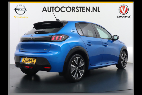 Peugeot e-208 EV GT 350 50kWh Panormadak Adap.Cruise 360°Camera Navi Ecc Stoelverwarming Apple Carplay Android Auto DAB+ Lane Assist Keyless Led Pdc 1e Eigenaar Origineel Nederlandse Auto