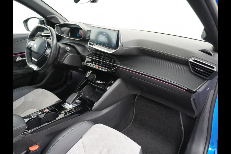 Peugeot e-208 EV GT 350 50kWh Panormadak Adap.Cruise 360°Camera Navi Ecc Stoelverwarming Apple Carplay Android Auto DAB+ Lane Assist Keyless Led Pdc 1e Eigenaar Origineel Nederlandse Auto