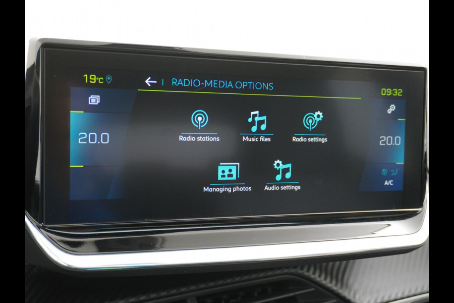 Peugeot e-208 EV GT 350 50kWh Panormadak Adap.Cruise 360°Camera Navi Ecc Stoelverwarming Apple Carplay Android Auto DAB+ Lane Assist Keyless Led Pdc 1e Eigenaar Origineel Nederlandse Auto