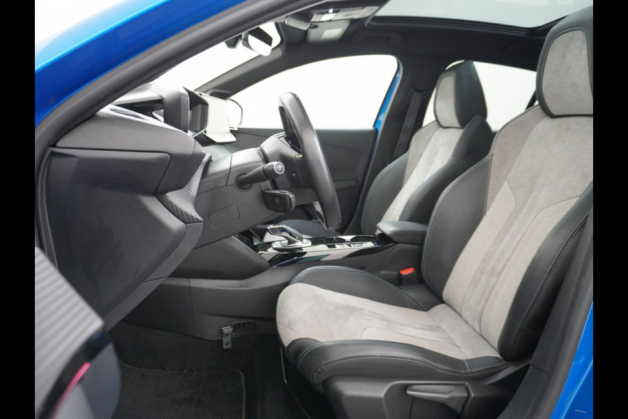 Peugeot e-208 EV GT 350 50kWh Panormadak Adap.Cruise 360°Camera Navi Ecc Stoelverwarming Apple Carplay Android Auto DAB+ Lane Assist Keyless Led Pdc 1e Eigenaar Origineel Nederlandse Auto
