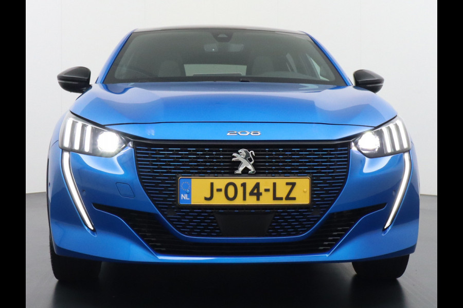 Peugeot e-208 EV GT 350 50kWh Panormadak Adap.Cruise 360°Camera Navi Ecc Stoelverwarming Apple Carplay Android Auto DAB+ Lane Assist Keyless Led Pdc 1e Eigenaar Origineel Nederlandse Auto