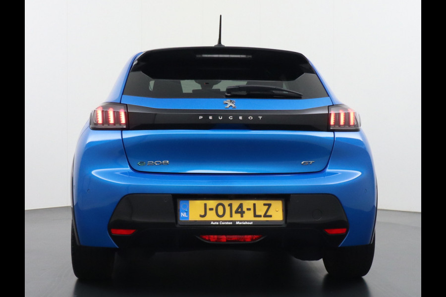 Peugeot e-208 EV GT 350 50kWh Panormadak Adap.Cruise 360°Camera Navi Ecc Stoelverwarming Apple Carplay Android Auto DAB+ Lane Assist Keyless Led Pdc 1e Eigenaar Origineel Nederlandse Auto