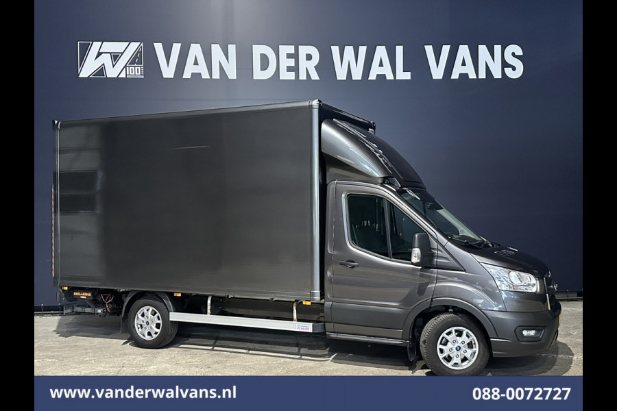 Ford Transit 2.0 TDCI 130pk Bakwagen Laadklep Euro6 Airco | 951kg laadvermogen | Camera | Navigatie | Cruisecontrol LM velgen, Verwarmde voorruit, Stoelverwarming, Bijrijdersbank