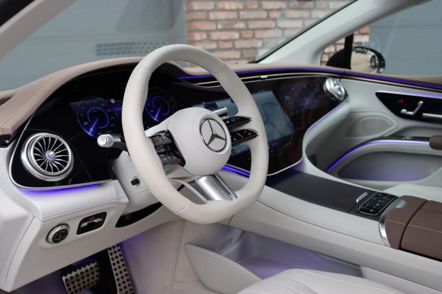 Mercedes-Benz EQS 450+ AMG Line 118 kWh | Hyperscreen | Luchtvering | Achterasbesturing | Distronic | Burmester | Memory | Keyless Go | Warmtepomp | Elek. Zitplaatsen Achter |