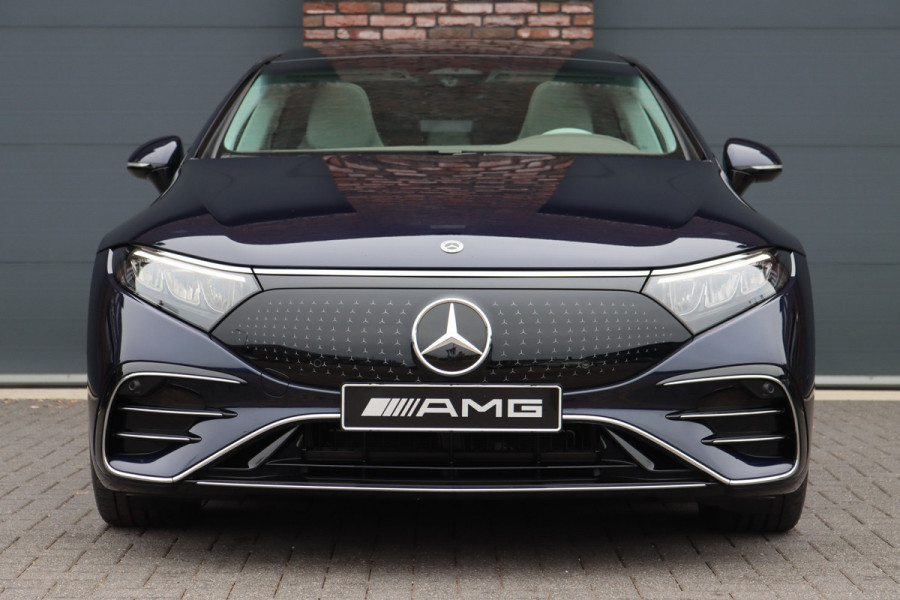Mercedes-Benz EQS 450+ AMG Line 118 kWh | Hyperscreen | Luchtvering | Achterasbesturing | Distronic | Burmester | Memory | Keyless Go | Warmtepomp | Elek. Zitplaatsen Achter |