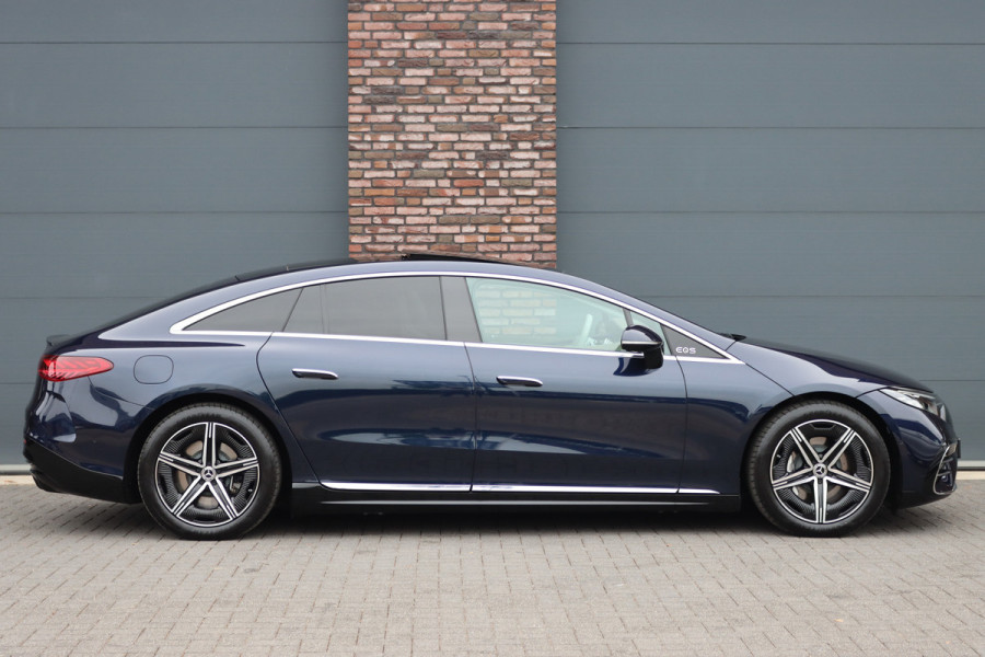 Mercedes-Benz EQS 450+ AMG Line 118 kWh | Hyperscreen | Luchtvering | Achterasbesturing | Distronic | Burmester | Memory | Keyless Go | Warmtepomp | Elek. Zitplaatsen Achter |
