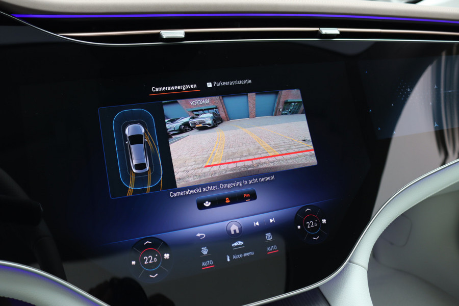 Mercedes-Benz EQS 450+ AMG Line 118 kWh | Hyperscreen | Luchtvering | Achterasbesturing | Distronic | Burmester | Memory | Keyless Go | Warmtepomp | Elek. Zitplaatsen Achter |
