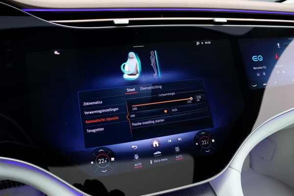 Mercedes-Benz EQS 450+ AMG Line 118 kWh | Hyperscreen | Luchtvering | Achterasbesturing | Distronic | Burmester | Memory | Keyless Go | Warmtepomp | Elek. Zitplaatsen Achter |
