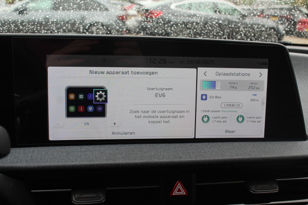 Kia Ev6 Air 58 kWh / SoH 95.9% / Camera / Navigatie / Keyless / 19'' / DAB  / Stuur+Stoelverwarming / Dodehoek / ACC