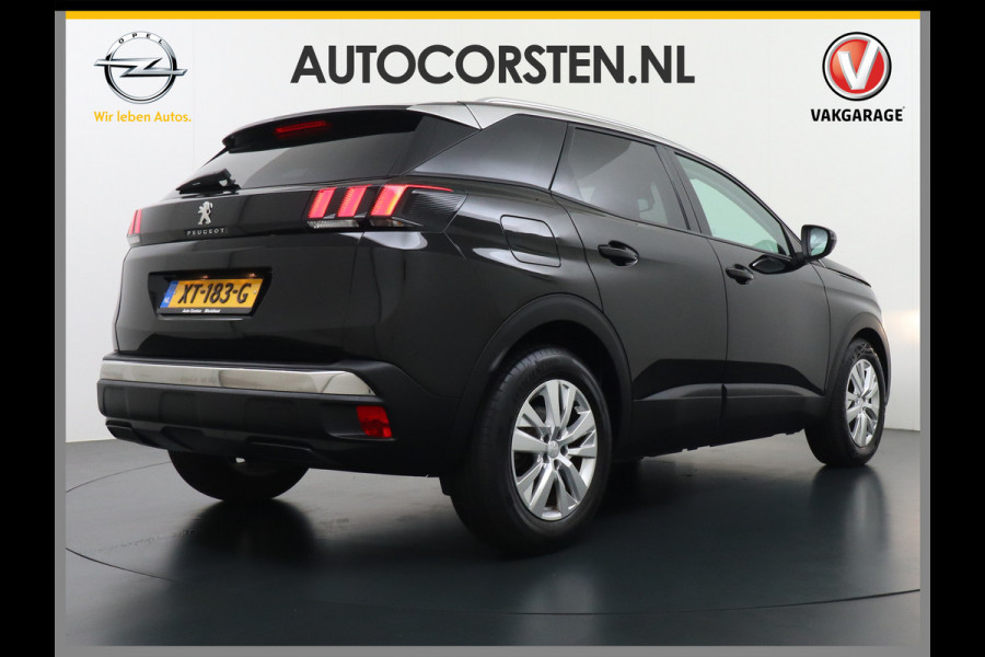 Peugeot 3008 1.2T 131PK Automaat Leder Apple Carplay Android Auto Navi Ecc Cruise Control Pdc Wifi PureTech Led Lmv Privacy Glas Connected Apps 1e Eigenaar Origineel Nederlandse Auto