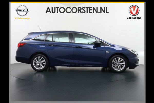 Opel Astra Sports Tourer 1.4T 145pk Navi Camera Lane-dep. Keyless 1/2Leer CruiseControl Led Bluetooth Pdc Apple/Android Aut.Verlichting Isofix Elek.Ramen Ecc Tel. Usb 16''LM Business Elegance