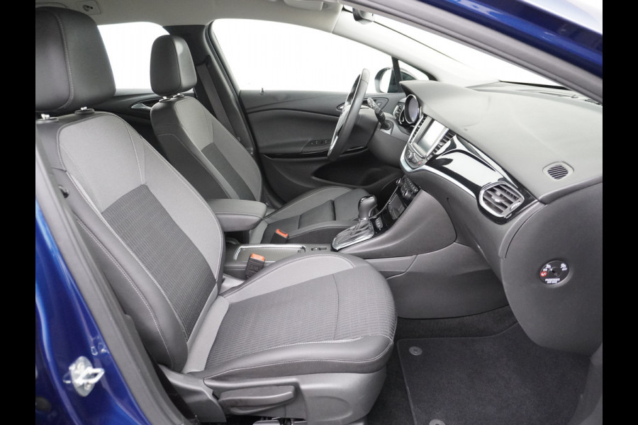 Opel Astra Sports Tourer 1.4T 145pk Navi Camera Lane-dep. Keyless 1/2Leer CruiseControl Led Bluetooth Pdc Apple/Android Aut.Verlichting Isofix Elek.Ramen Ecc Tel. Usb 16''LM Business Elegance