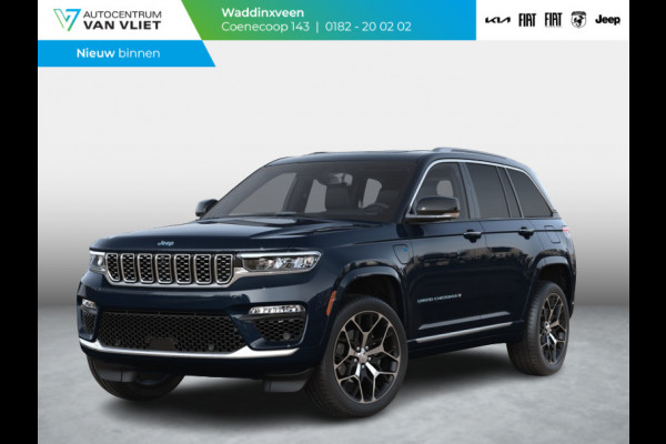 Jeep Grand Cherokee 380pk Aut. Summit Reserve 4xe | Premium Audio | Camera | Adapt. Cruise | Schuif/Kanteldak | Head Up | 21" | Winter Pack | Luxery Leather Seats | 2x 10,1" beeldschermen achterin