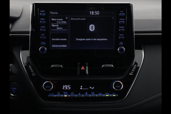 Toyota Corolla Touring Sports 1.8 HYBRID BUSINESS BI-TONE GARANTIE 10-2030! 1e EIG.CARPLAY NAVIGATIE .CAMERA.BIJNA 2021!