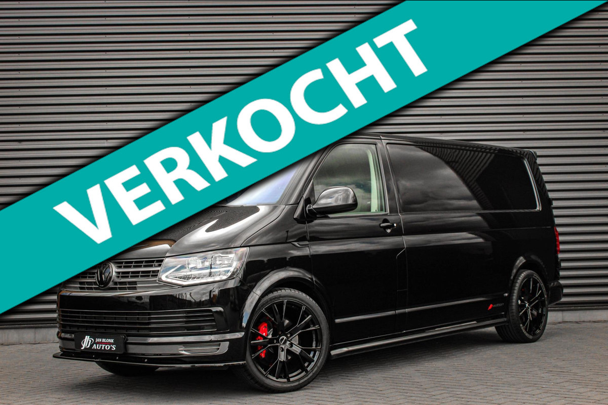 Volkswagen Transporter 2.0 TDI L2H1 150PK / APPLE CARPLAY / VERLAAGD / ALCANTARA STUUR / FULL BLACK / TREKAAK / SPOILER / CRUISE Volkswagen Transporter 2.0 TDI L2H1 150PK / APPLE CARPLAY / VERLAAGD / ALCANTARA STUUR / FULL BLACK / TREKAAK / SPOILER / CRUISE