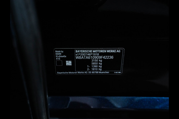 BMW X5 xDrive45e M-Sport High Executive Plug-in (INCL-BTW) *PANO | HEAD-UP | LASER-LIGHT | ADAPTIVE-CRUISE | LUXURY-LEATHER | HARMAN/KARDON | HEATED-SPORTSEATS | DIGI-COCKPIT | KEYLESS | DAB+ | MEMORY-PACK | CAMERA | NAVI-FULLMAP | 20''ALU